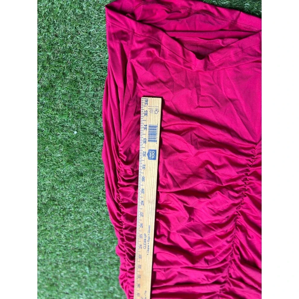 SOFIA JEANS BY‎ SOFIA VERGARA Women's XXXL Pink Ruched Bodycon Dress